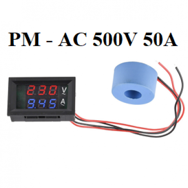 PM-AC500V50A - 500V 50A With Current Transformer